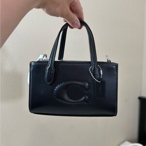 NWT Coach Nina Mini Tote Bag - Black